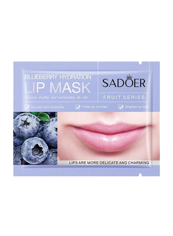 

Sadoer Blueberry Hydration Lip Mask, 3 Pieces