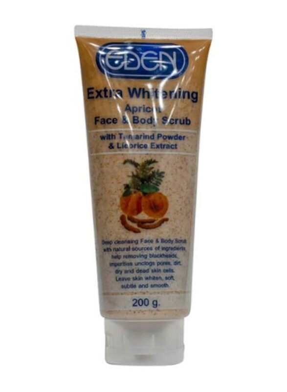 

Eden Extra Whitening Face & Body Scrub, 200g