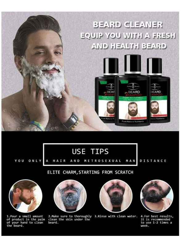 Aichun Beauty Repair & Activation Beard Growth Shampoo, 100ml