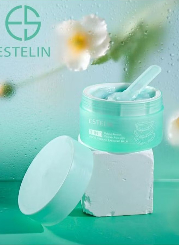 Estelin 3 IN 1 Aloe Vera Cleansing Balm, 100gm