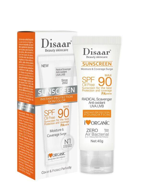 

Disaar Instant Protection Foundation SPF 90 Sunscreen, 40g