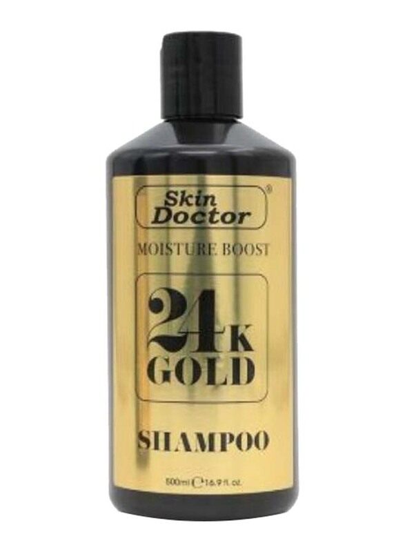 

Skin Doctor Moisture Boost 24k Gold Shampoo for All Hair Types, 500ml