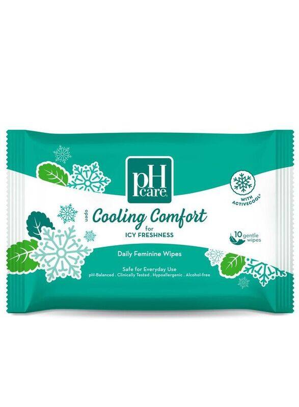 

pH Care Daily Feminine Wipes Cooling Comfort, 10 Wipes