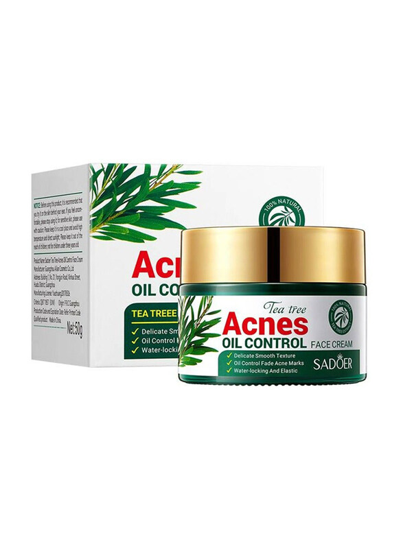 

Sadoer Tea Tree Acne Oil Control Face Cream, 50gm