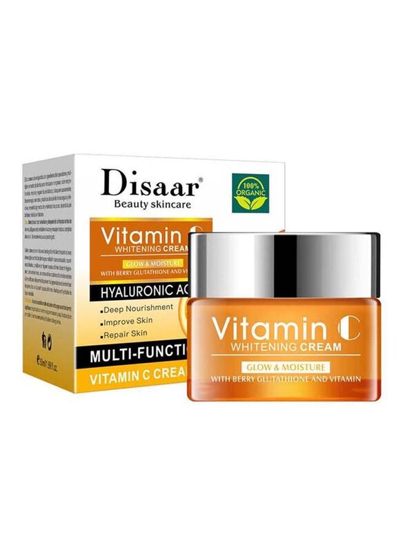 Disaar Vitamin C 100% Organic Hyaluronic Acid Moisturizer, 50ml