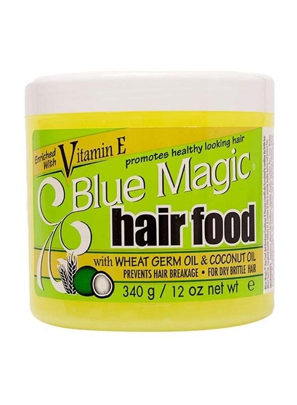 

Blue Magic Hair Food with Wheat Germ Oil & Coconut Oil for All Hair Type, 340g