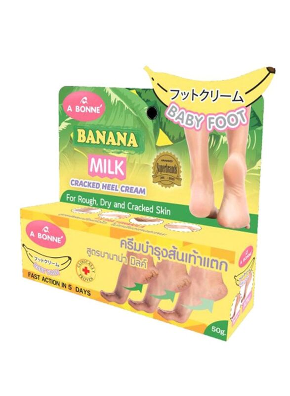 A Bonne Banana Milk Cracked Heel Cream, 50gm