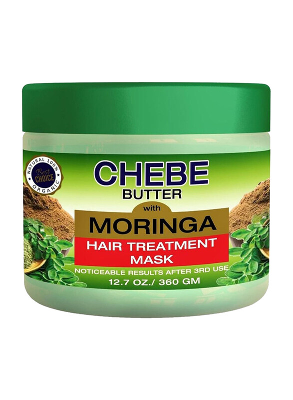 

Amalico Moringa Butter Hair treatment Mask with Chebe Powder for All Hair Types, 360gm