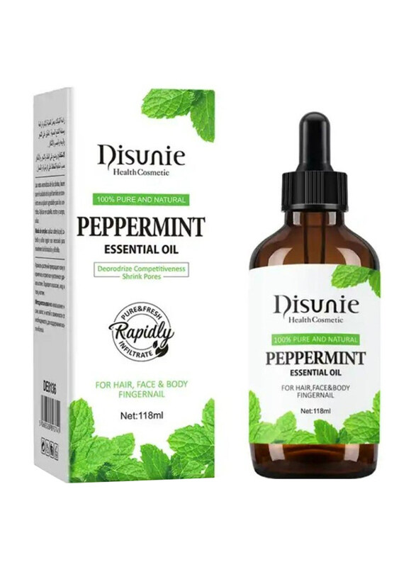 

Disunie Peppermint Pure Essential Oil, 118 ml