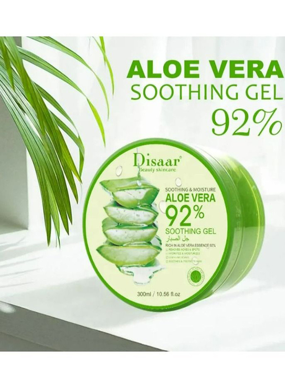 Disaar Soothing & Moisture Aloe Vera 92% Soothing Gel, 300ml