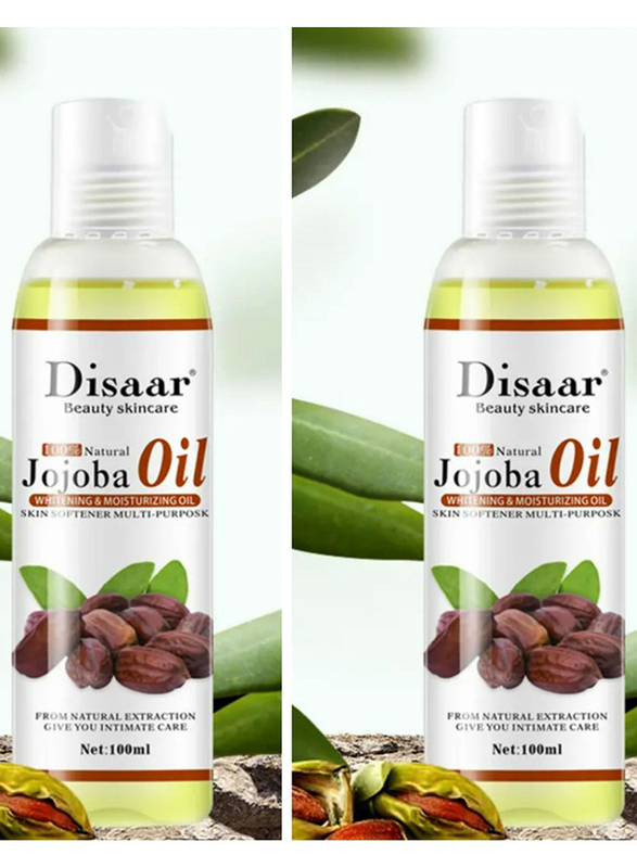 Disaar Natural Jojoba Oil, 2 x 100ml