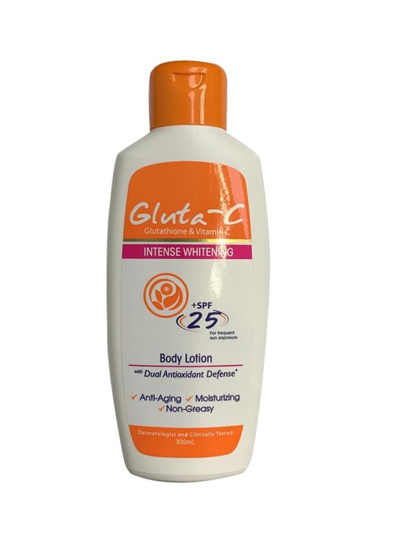 Gluta-C Intense Whitening Body Lotion +SPF 25, 300ml