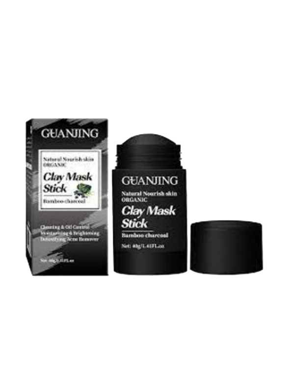 Guanjing Green Tea Clay Mask + Bamboo Charcoal Clay Mask, 80g