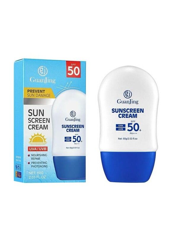 

Guanjing Sunscreen Cream Prevent Sun Damage SPF 50 PA+++, 60 gm