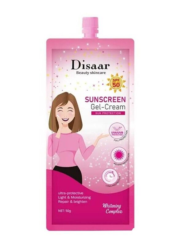 

Disaar SPF 50 Sunscreen Gel Cream, 50gm