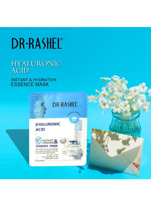 Dr. Rashel Hyaluronic Acid Instant Hydration Essence Mask, 5 Pieces