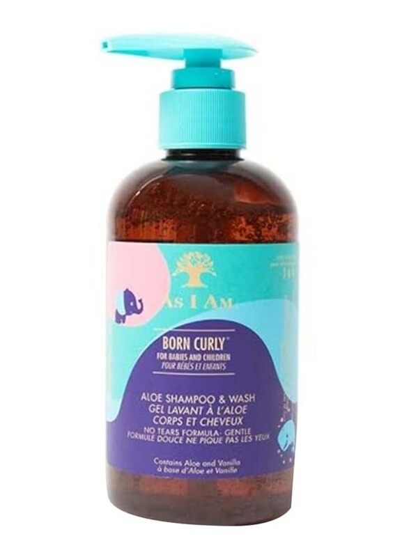 

As I Am Born Curly Aloe Shampoo & Wash, 240ml