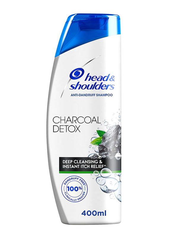 Head & Shoulders Charcoal Detox Anti-Dandruff Shampoo for Anti Dandruff, 400ml