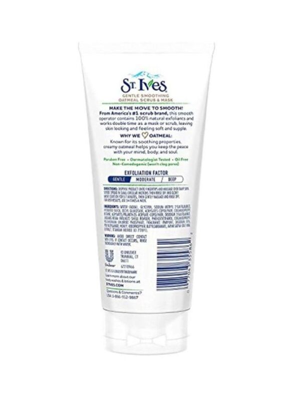 St. Ives Gentle Smoothing Oatmeal Scrub & Mask, 3 Pieces x 6oz