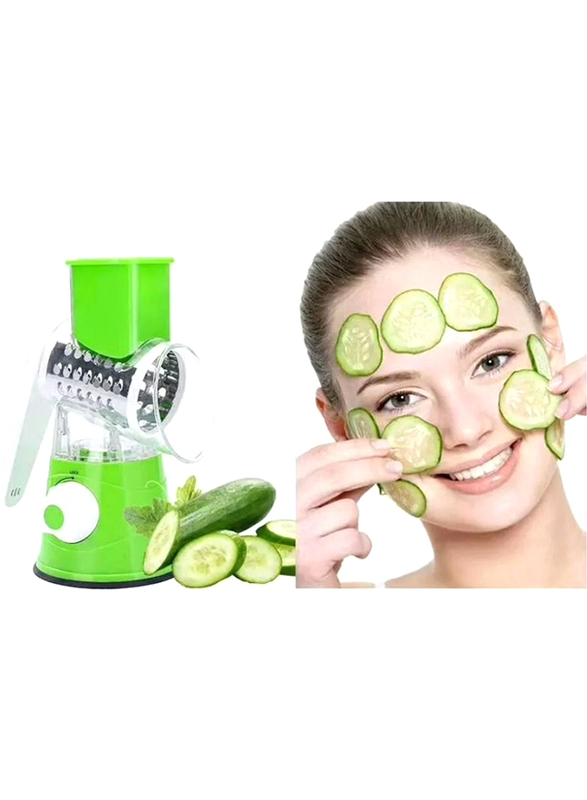 Vegetable Cutter Multi-Function Rotary Grater, Multicolour