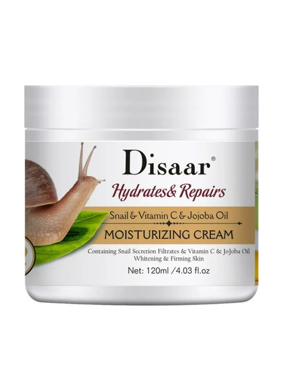 

Disaar Snail Vitamin C Jojoba Oil White Moisturizer Cream, 120ml