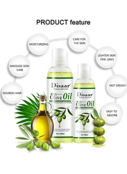 Disaar Natural Olive Body Oil, 2 x 100ml