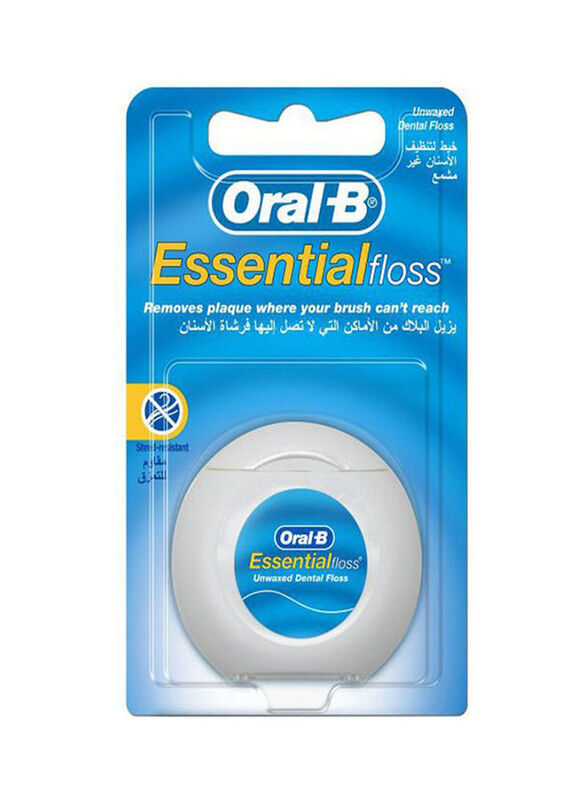 Oral B Unwaxed Dental Floss, 50 meter