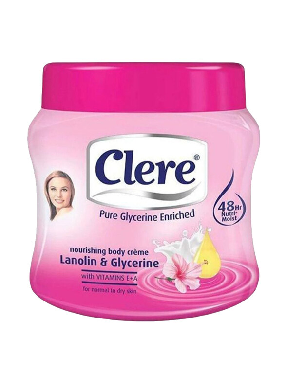 

Clere Lanolin & Glycerine Body Cream, 500 ml