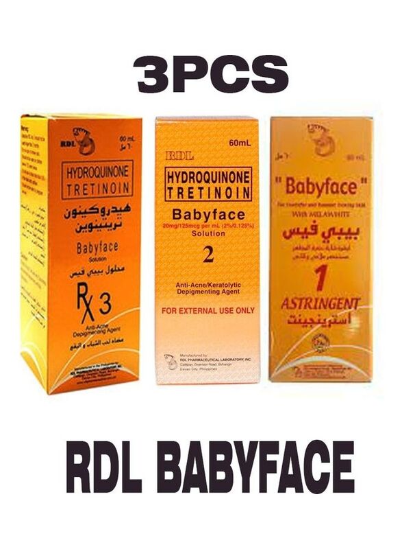 RDL Babyface Anti-Acne Depigmenting Agent, 3 x 60ml