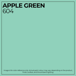 Ritver Premium Water-Based Wall Paint Emulsion, 3.6L, Apple Green 604