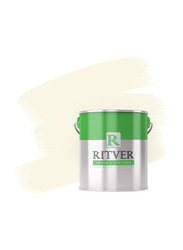 Ritver Premium Water-Based Wall Paint Emulsion, 3.6L, Cream 106