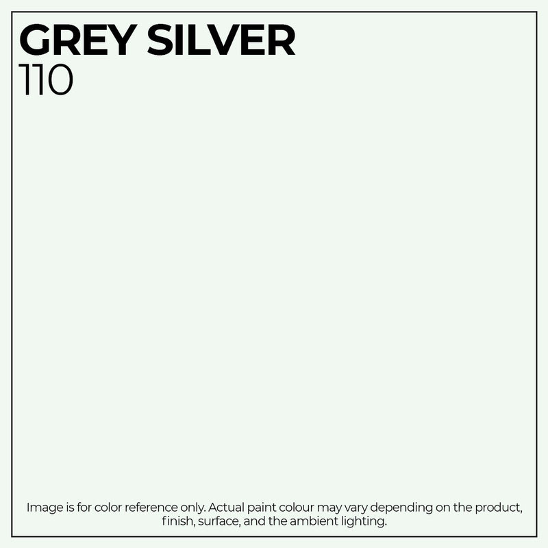 Ritver Premium Water-Based Wall Paint Emulsion, 3.6L, Grey Silver 110