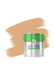 Ritver Premium Water-Based Wall Paint Emulsion, 3.6L, Winter Beige 117