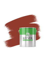 Ritver Premium Water-Based Wall Paint Emulsion, 3.6L, Bordeaux 302
