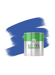 Ritver Premium Water-Based Wall Paint Emulsion, 3.6L, Blue Violet 507