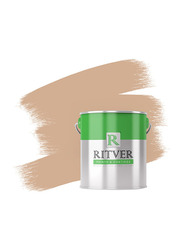 Ritver Premium Water-Based Wall Paint Emulsion, 3.6L, Soft Cream 116