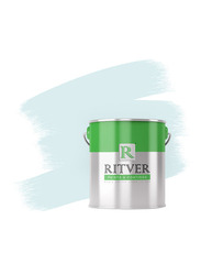 Ritver Premium Water-Based Wall Paint Emulsion, 3.6L, Pale Green 603