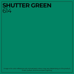 Ritver Premium Water-Based Wall Paint Emulsion, 3.6L, Shutter Green 614