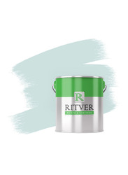 Ritver Premium Water-Based Wall Paint Emulsion, 3.6L, Light Grey 702