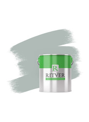 Ritver Premium Water-Based Wall Paint Emulsion, 3.6L, Dark Grey 701
