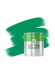 Ritver Premium Water-Based Wall Paint Emulsion, 3.6L, Herbal Green 608