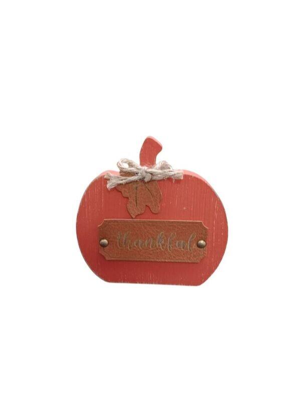 

Generic Wooden Pumpkin Shelf Sitter, Brown