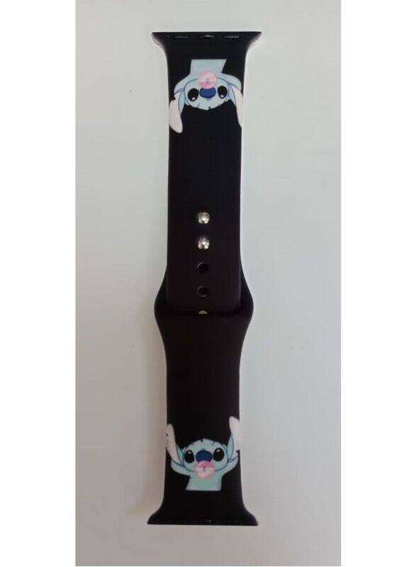 

Silicone Printed Watch Band for Apple Watch, 38/40mm, Black