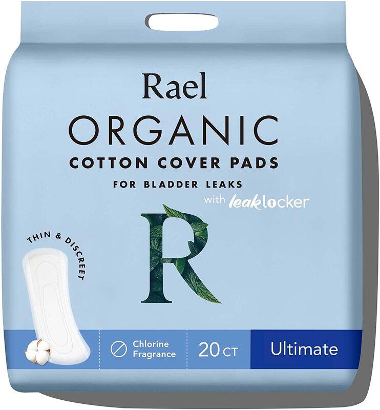 

Rael Organic Cotton Cover Pads for Bladder Leaks - Ultimate