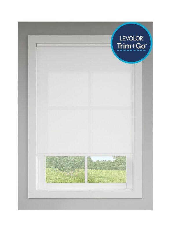 

Levolor Trim+Go Light Filtering Cordless Indoor Roller Shade, 55 x 72-inch, White