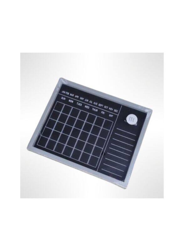 

Generic Chalk Memo Board, 23 x 30cm, Black/Grey