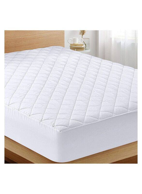 

Utopia Bedding Quilted Fitted Mattress Pad, White