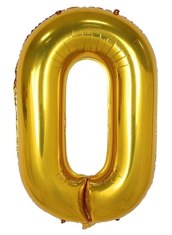 

Generic Gold Number 0 Balloon for Birthday Party Decorations