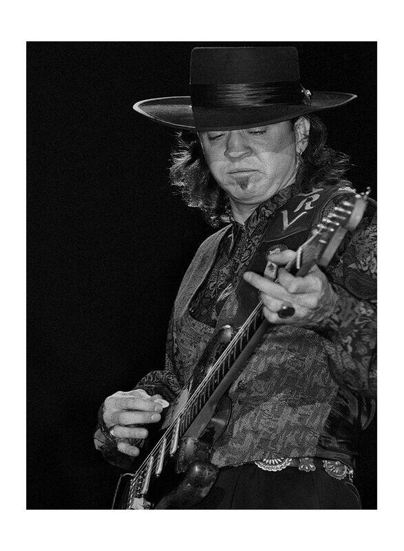 

Generic Stevie Ray Vaughan Classic Rock Poster with Frame, Black