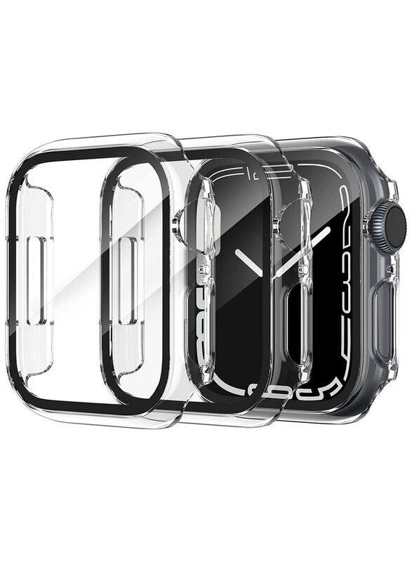 

Tempered Glass Screen Protector for Apple Watch Series 7, Clear
